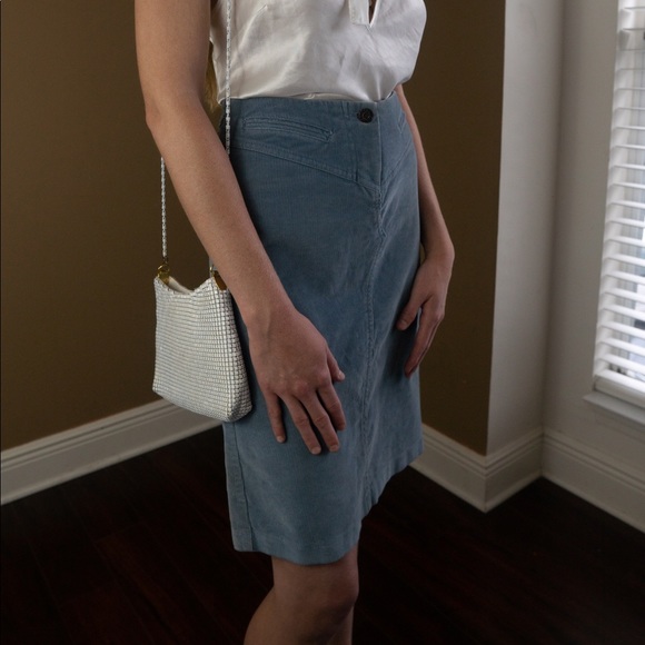 GUESS A-Line Slit Corduroy Skirt - Picture 5 of 7